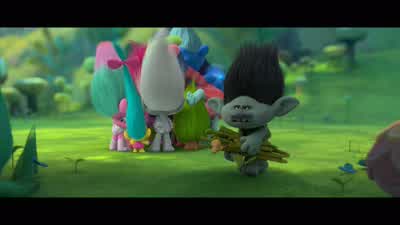 And the survival of every Troll is in your handsI sure hope the answer is singing dancing and huggingBecause that's all you know how to doThat is not true Poppy can also scrapbookI can't believe you're gonna be queen one day - Trolls
