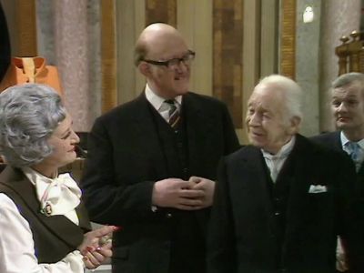 Well you've all done very well and it's time - Are You Being Served?