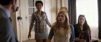 Well, because Zac does push-ups
or some sort of exercise before he goes on - Neighbors 2: Sorority Rising
