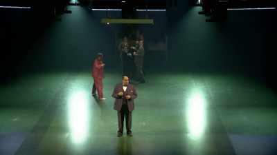 "Welsh windbag strikes again." - National Theatre Live: Nye