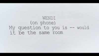 Wendi: [ On phone ]
My question to you is -- - Generation Hustle