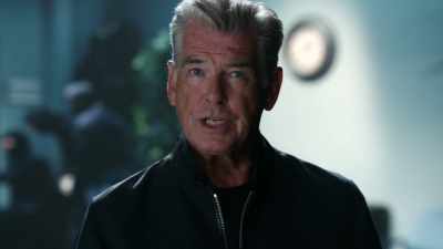 Were they able to use
hidden camera footage - History's Greatest Heists with Pierce Brosnan