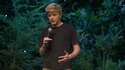 We're about to go through it,
and this guy comes out, - Mae Martin: SAP