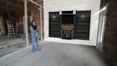 We're actually gonna hide it
with a really cool - Fixer Upper: Behind the Design