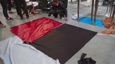 We're adding a parachute attachment
to our leather jacket. - Next in Fashion