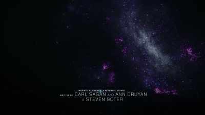 We're also traveling a
billion years into the past, - Cosmos: Possible Worlds