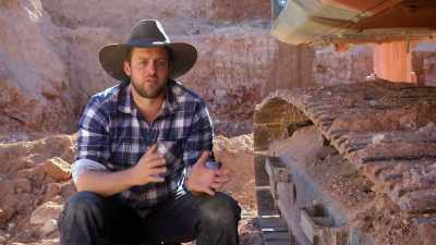 We're at that point where we've got
to try a different form of mining. - Outback Opal Hunters