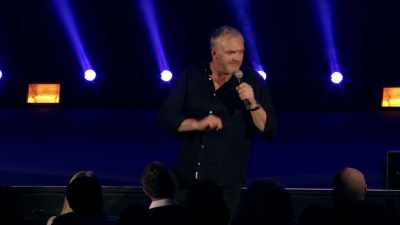 We're at the same prostate level.
It's called "galia melon." - Greg Davies: You Magnificent Beast