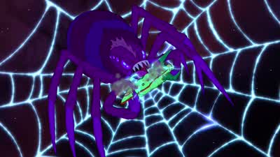We're being eaten by a giant spider! - Futurama