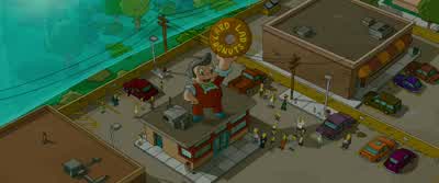 We're being sealed in a dome! - The Simpsons Movie