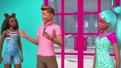 We're celebrating
our spectacular new house. - Barbie: A Touch of Magic