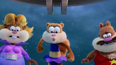 We're directly above where we need to be.
Jump up and down, y'all! - Saving Bikini Bottom: The Sandy Cheeks Movie