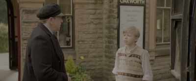 - We're doing a school project.
- Oh, yeah. Well, they're inside. - The Railway Children Return