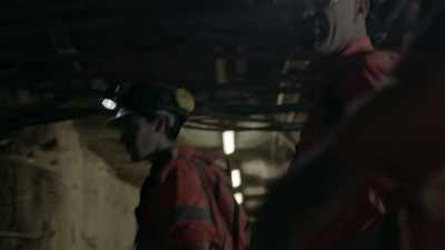 We're down here in Boulby Mine,
a kilometer underground - Origins: The Journey of Humankind