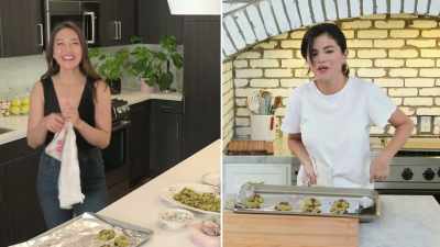 - We're falling apart, Candice. - It's getting wild over here. - Selena + Chef