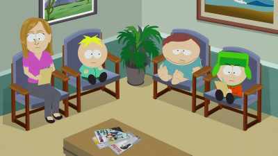 ♪ We're filling out forms ♪ - South Park: The End of Obesity