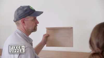 We're finalizing some
of the design decisions - Fixer Upper: Behind the Design
