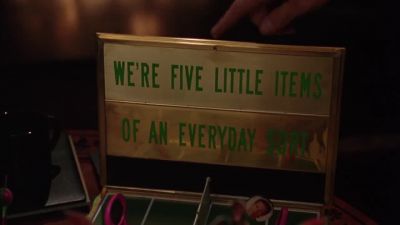 We're five little items of an everyday sort - Batman Forever