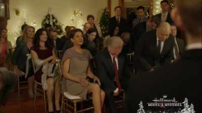 We're gathered here to join
this lovely couple - Marrying Father Christmas