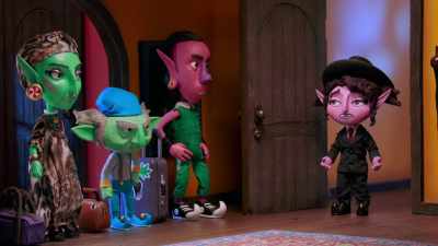 We're goin' to stay
with Uncle Ding Dong, - Santa Inc.