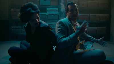 - that we're going to be in here for...
- What the... - Murderville