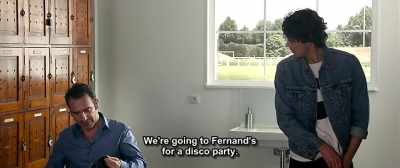 We're going to Fernand's
for a disco party. - Up for Love
