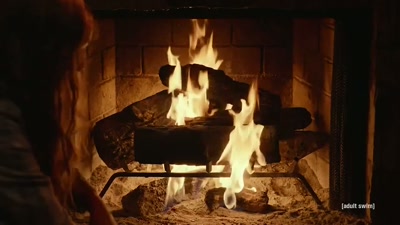 We're going to have to
bury the body somewhere - Adult Swim Yule Log