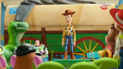 Buzz We're going into attic mode folksKeep your accessories with you at all timesSpare parts batteries anything you need for an orderly transition - Toy Story 3