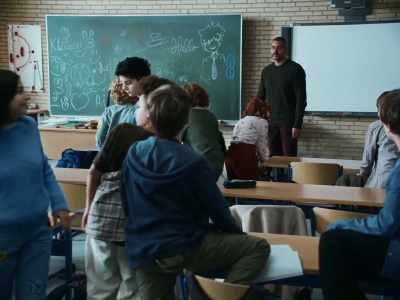 We're going next door,
and Mr. Liebenwerda stays here. - The Teachers' Lounge