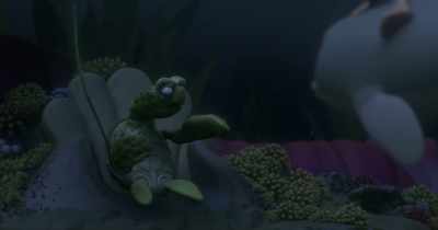We're going to retrieve the
cure from her massive seashell. - Dolphin Boy