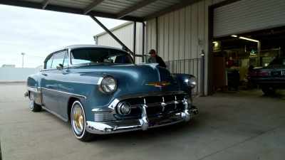  We're going to update this
 Bel Air with digital gauges - Shorty's Dream Shop