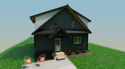 We're going with a
black exterior - Renovation Resort