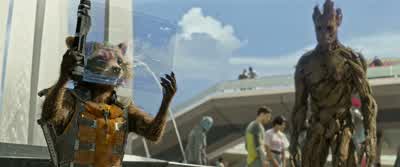 Okay humie how bad does someone wanna find you40 000 units Groot we're gonna be rich - Guardians of the Galaxy