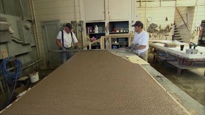 WE'RE GONNA DO
THE SCREEDING NOW. - Dirty Jobs