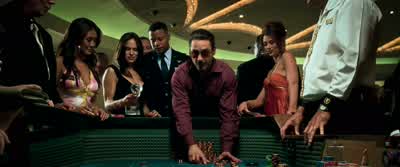 We're gonna let it rideGive me a hand will you Give me a little something somethingOkay you tooI don't blow on a man's dice Come on honey bearThere it is Lieutenant Colonel Rhodes rolls AndTwo craps Line awayThat's what happens Worse things have happened - Iron Man