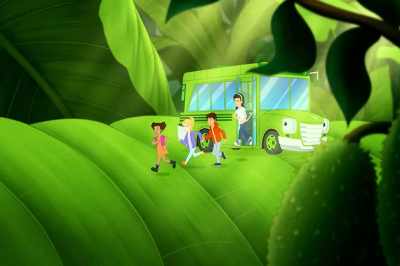 We're gonna make like a banana
and... split! - The Magic School Bus Rides Again