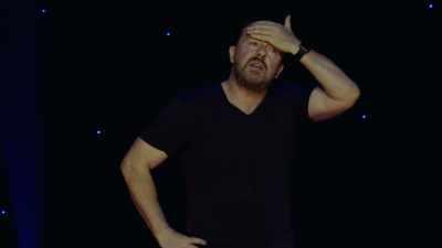 We're gonna run out. Fuck." - Ricky Gervais: Humanity