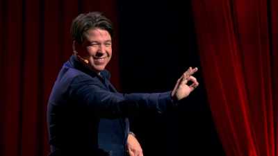 We're gonna stay on the vowel." - Michael McIntyre: Showman