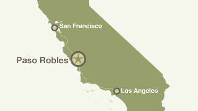 We're halfway in between
Los Angeles and San Francisco, - Tin City