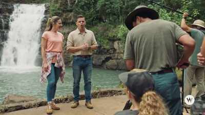 We're here at
the iconic waterfall - You Had Me at Aloha