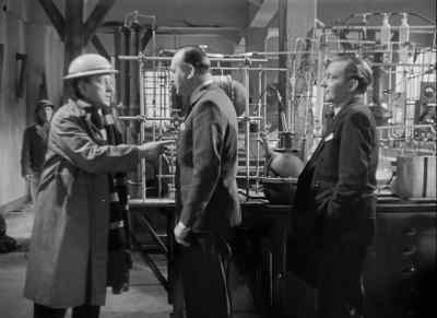 Were you here just now? - The Man in the White Suit