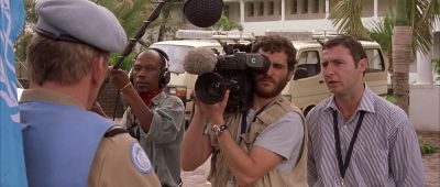 We're here as peace keepers - Hotel Rwanda