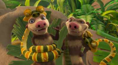 - We're immune to snake venom.
- [hisses] - The Ice Age Adventures of Buck Wild