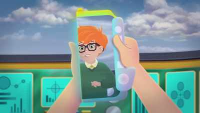 We're in Nova Scotia, Canada,
but it's just DA and me. - The Magic School Bus Rides Again: The Frizz Connection