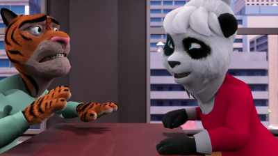 We're in plenty
of actual danger, - Panda vs. Aliens