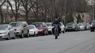 We're in pursuit. Suspect's
on a motorcycle headed west... - The Blacklist
