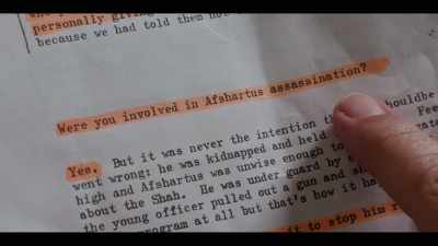 Were you involved in Afshartous assassination? - Coup 53