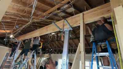 We're just finishing up
the framing - Why the Heck Did I Buy This House?
