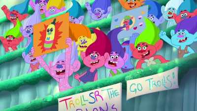 ♪ We're just getting started
Make sure the crowd has partied ♪ - Trolls: The Beat Goes On!