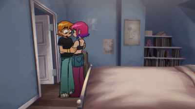 Were you just gonna bring
the blanket from your bed? - Scott Pilgrim Takes Off